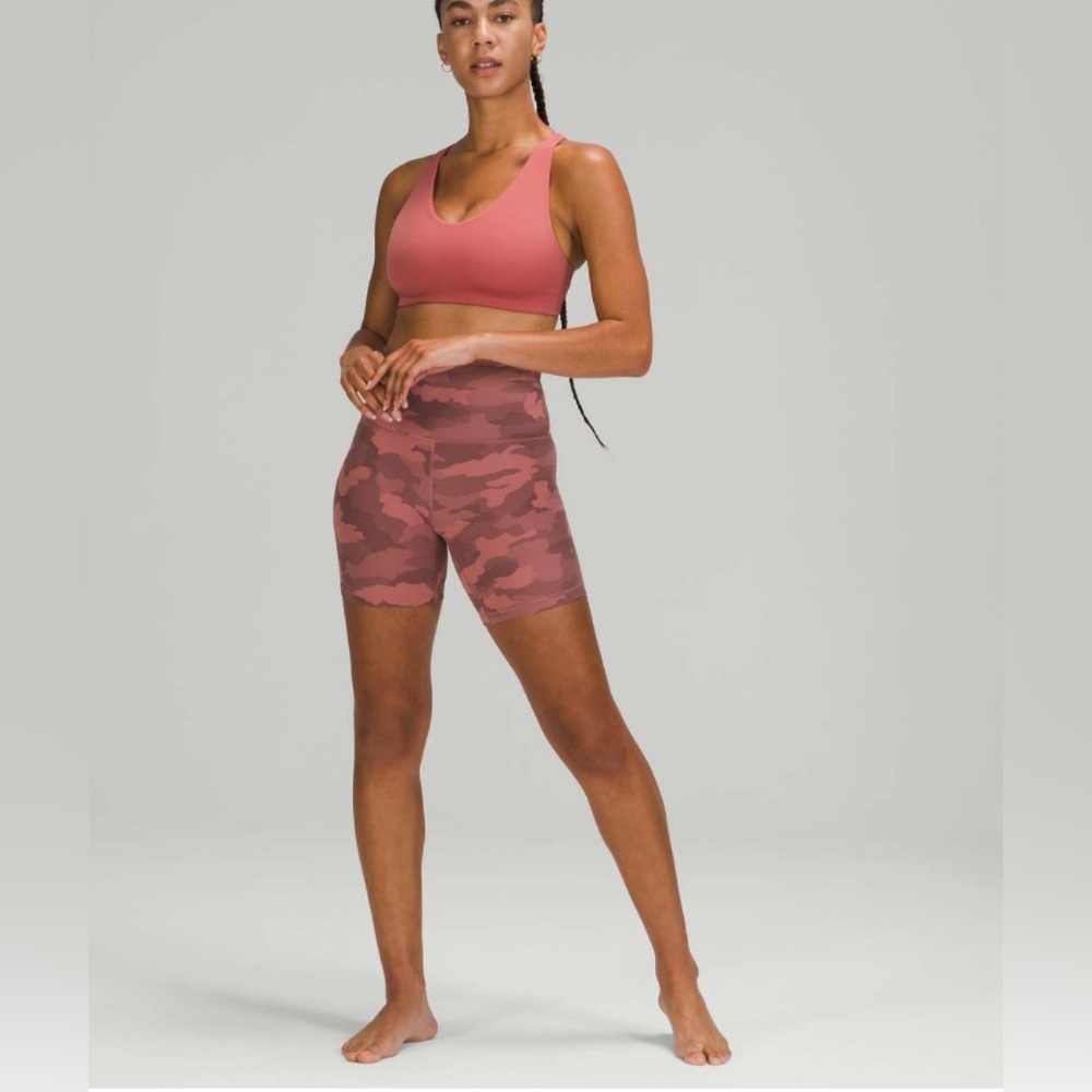 Lululemon Align Short 6"-Heritage 365 Camo Brier Rose Multi